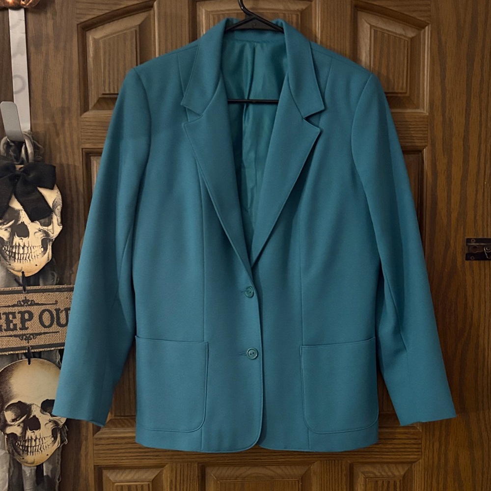 Vintage🔥Teal Women's Blazer